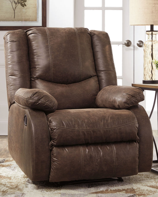 Bladewood - Zero Wall Recliner - Faux Leather - Coffee