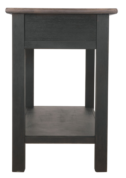 Tyler Creek - Sofa Table - Grayish Brown / Black