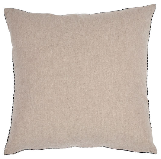 Edelmont - Pillow (Set of 4) - Black / Linen