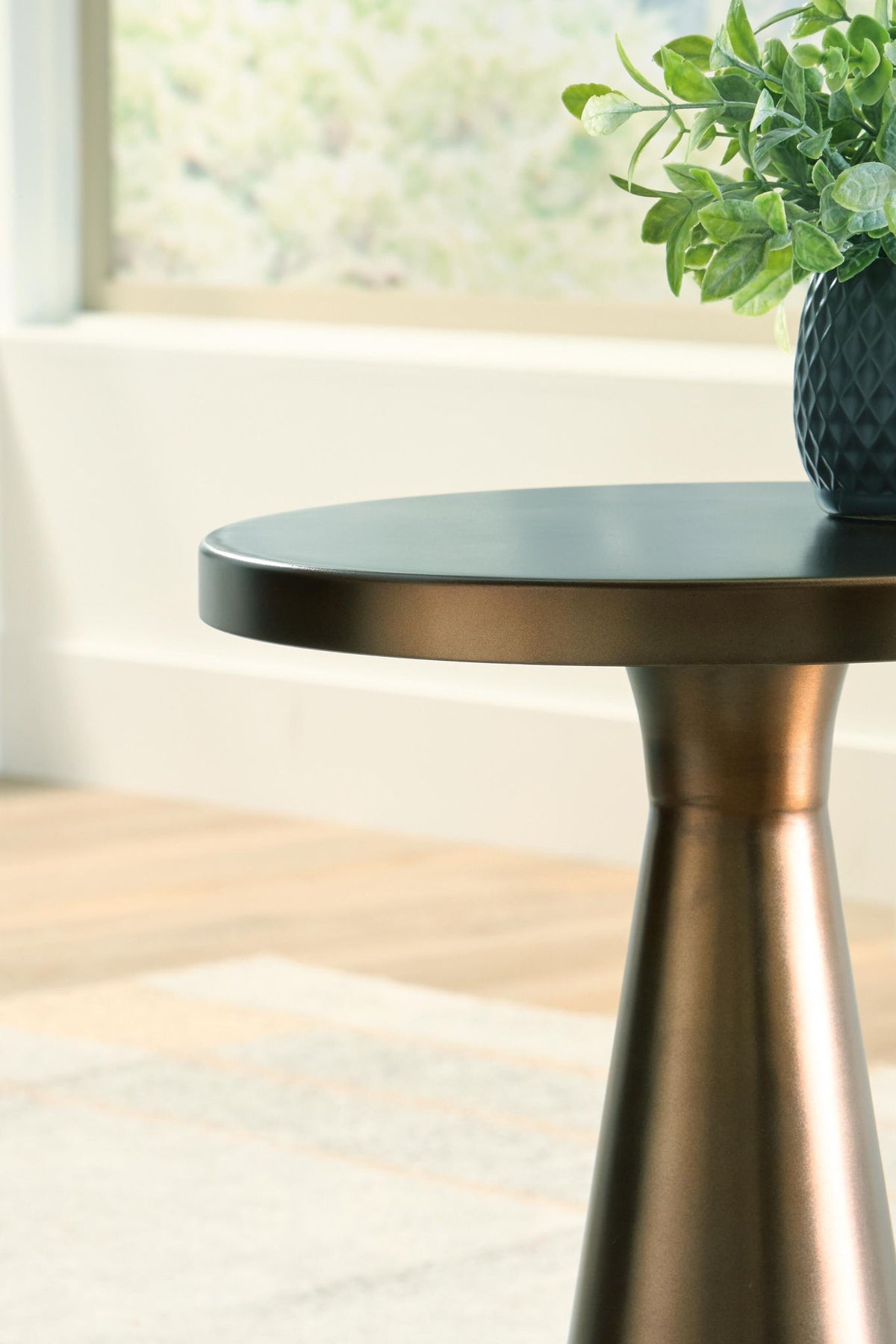 Budington - Accent Table - Light Bronze Finish