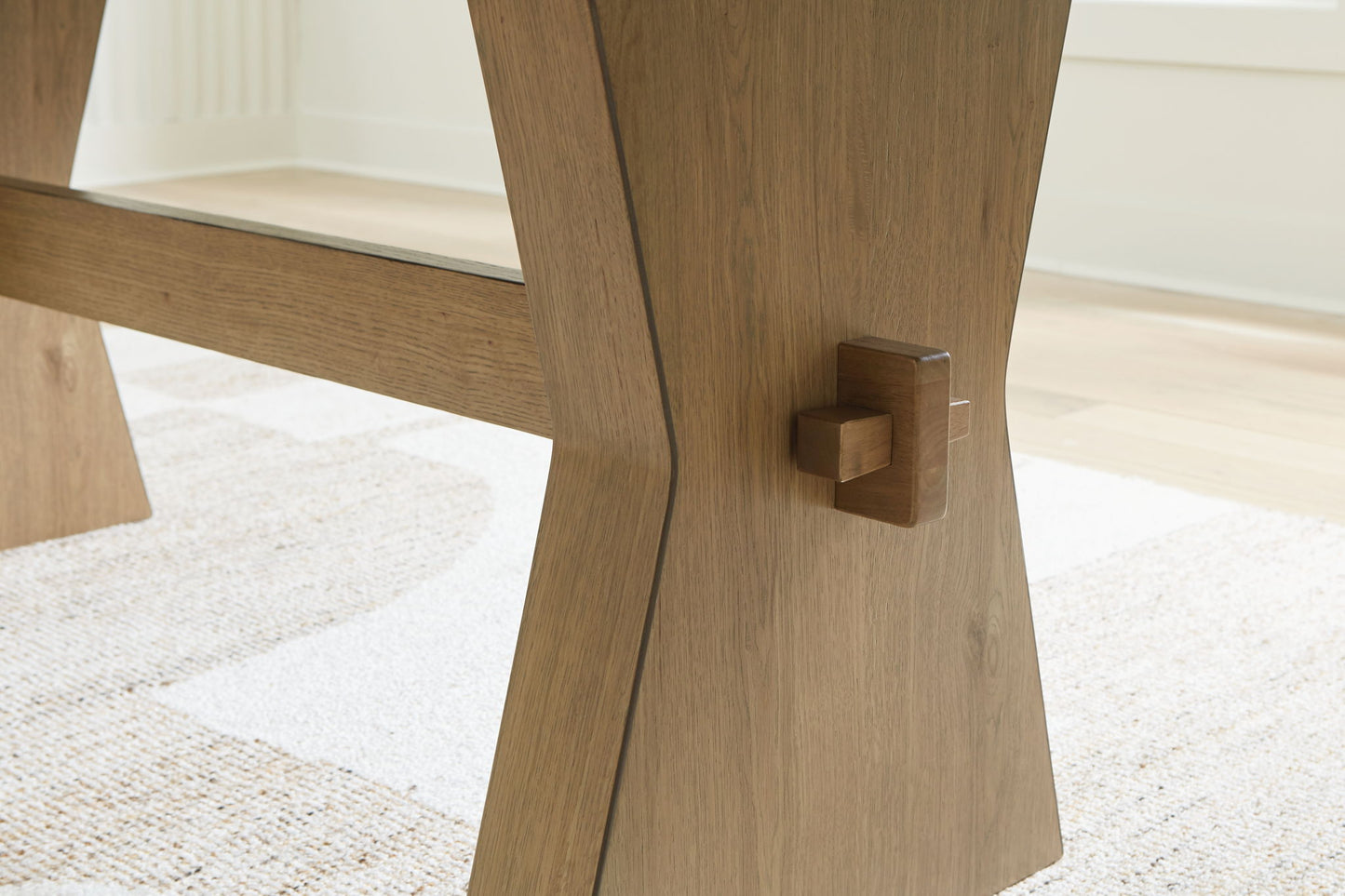 Galliden - Rectangular Dining Room Table - Light Brown