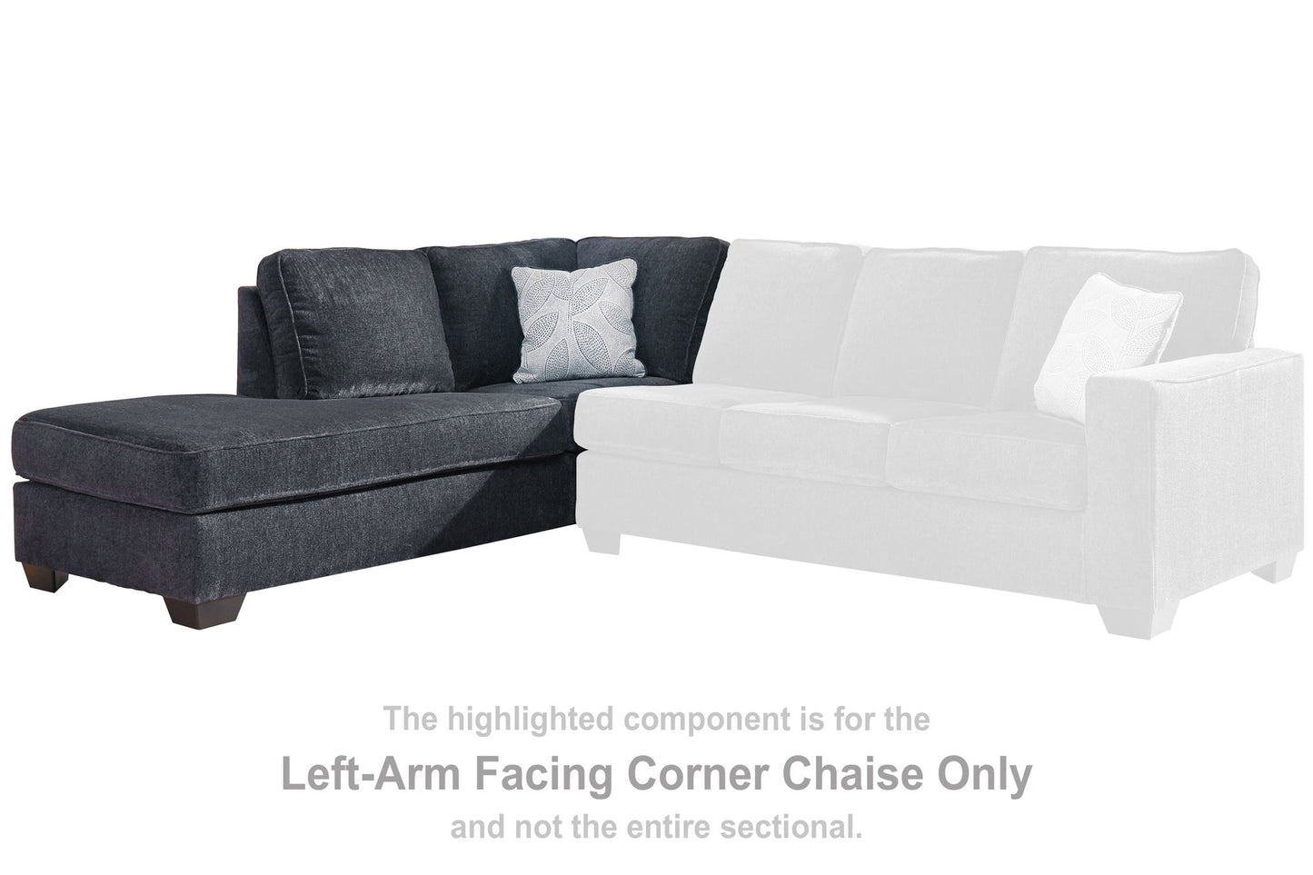 Altari - Laf Corner Chaise - Slate