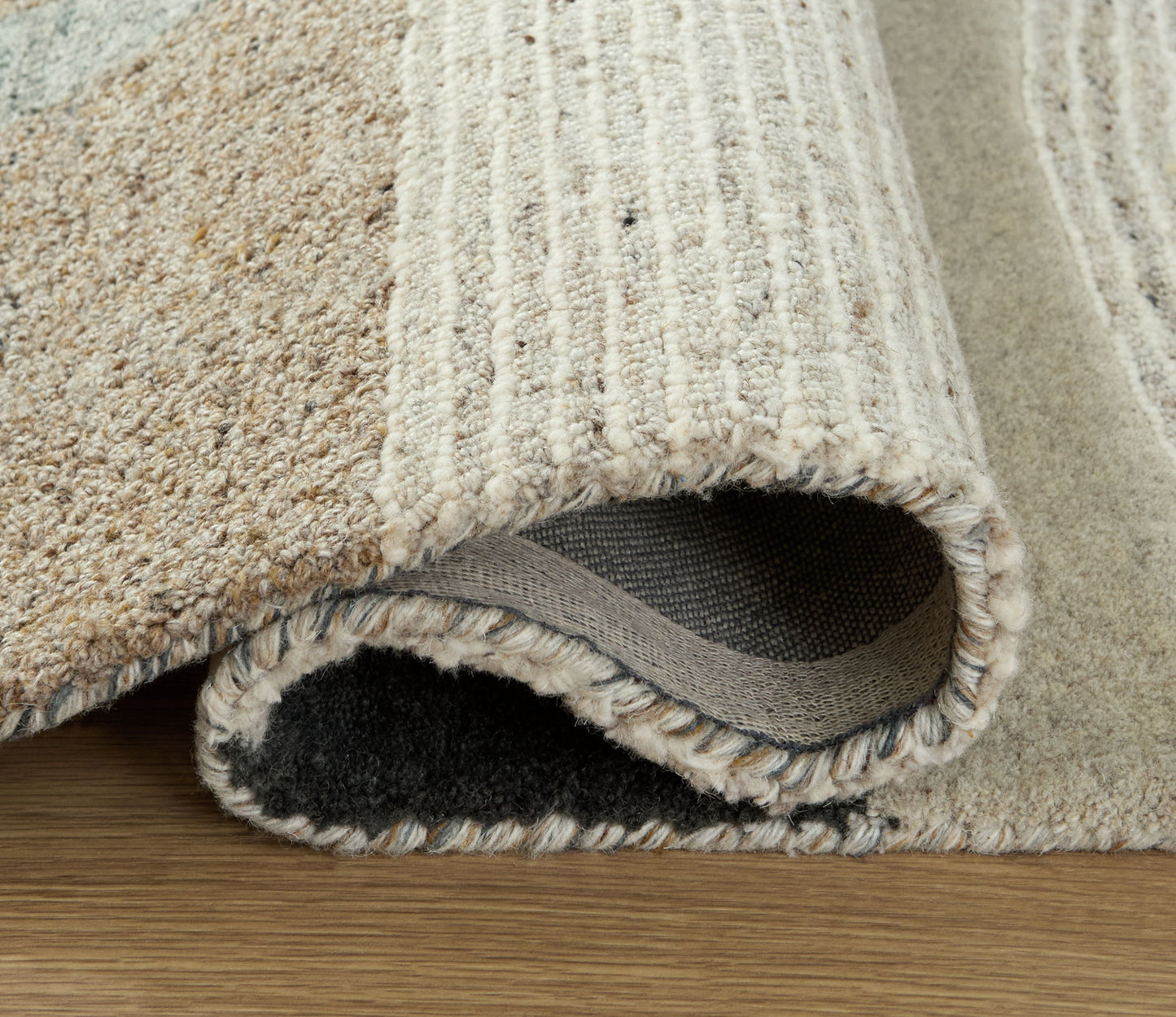 Edrickhill - 8' x 10' Rug - Grayish Teal / Taupe / Cream