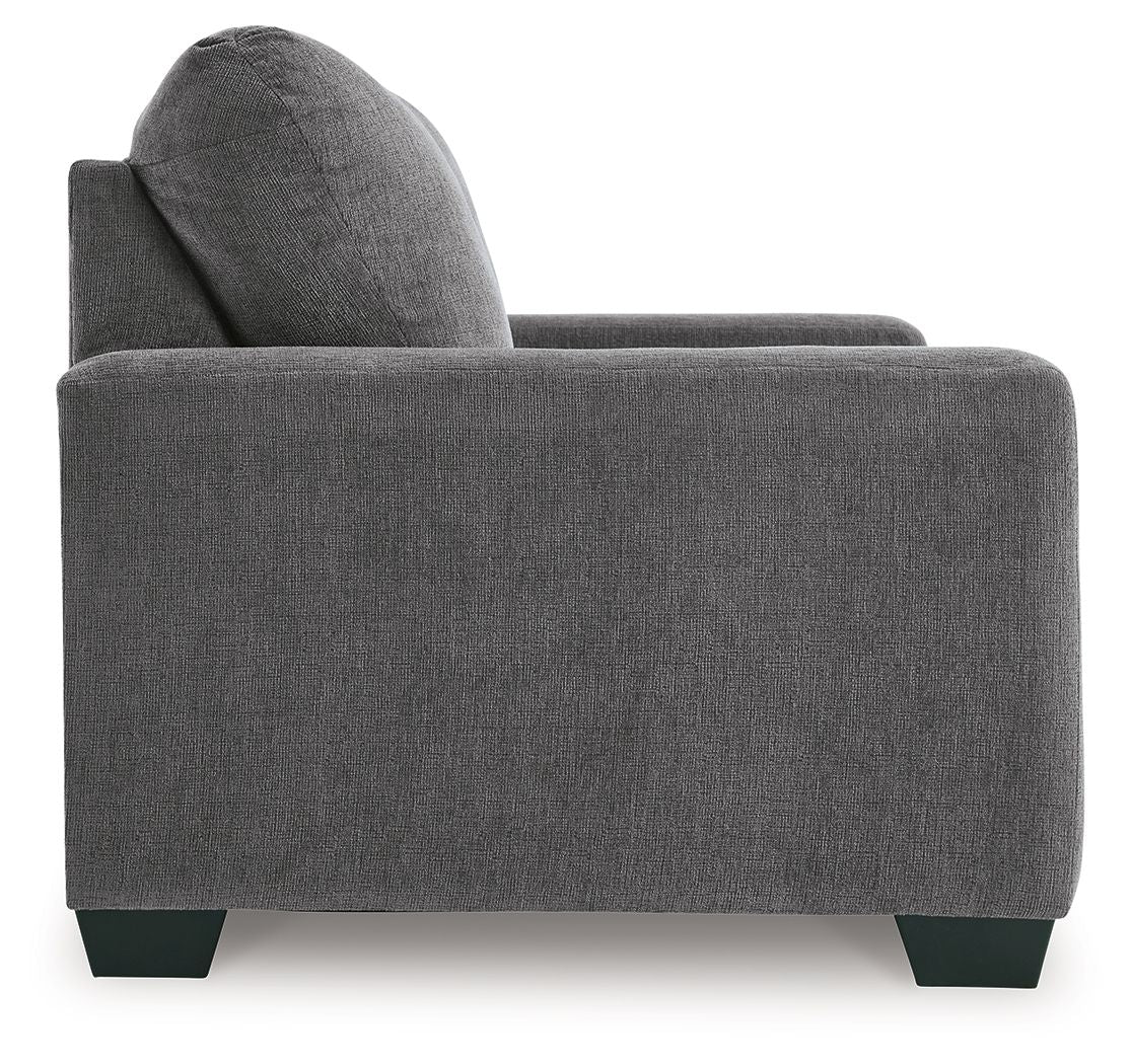 Rannis - Twin Sofa Sleeper - Fabric - Pewter