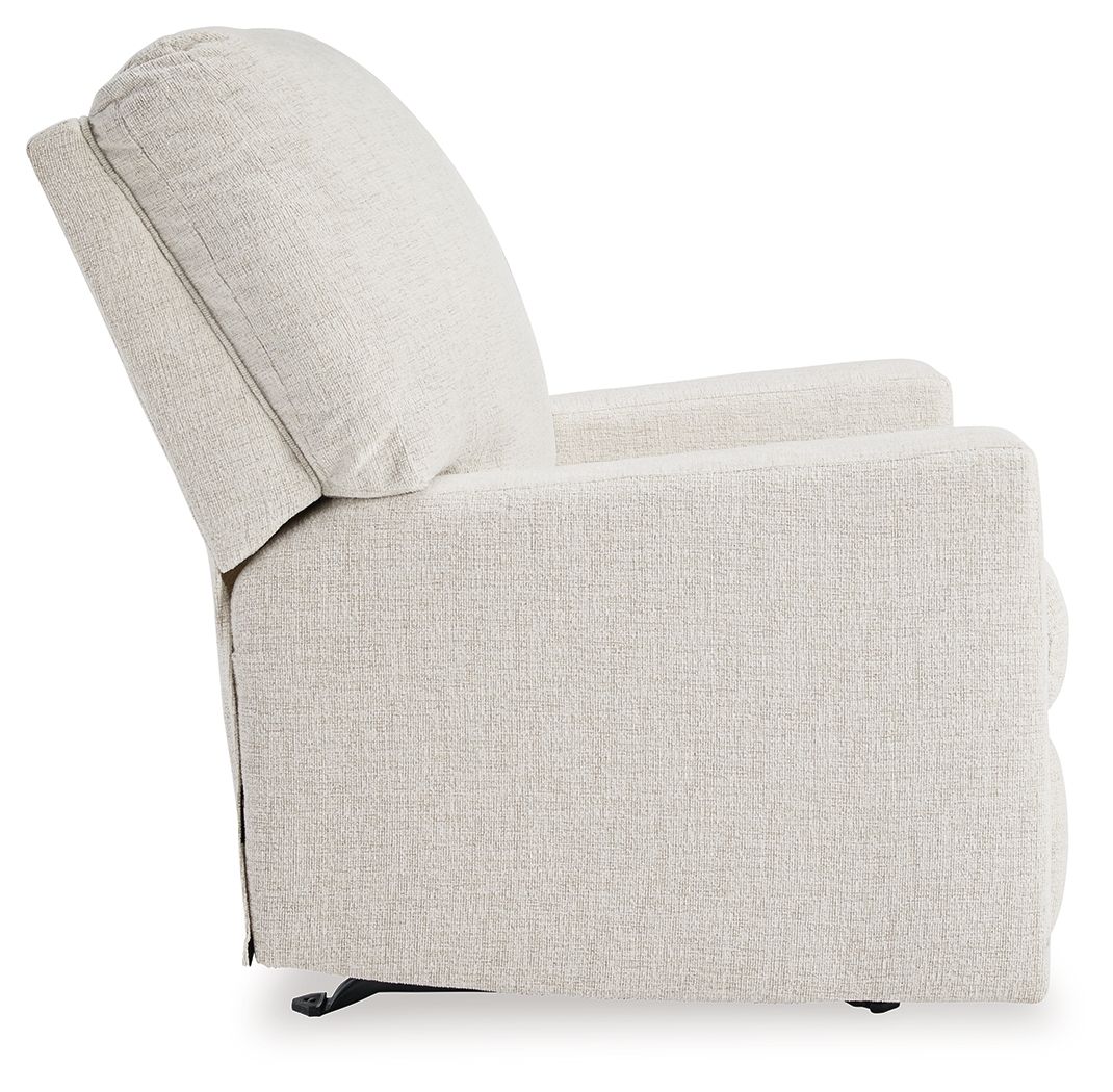 Rannis - Rocker Recliner - Fabric - Snow