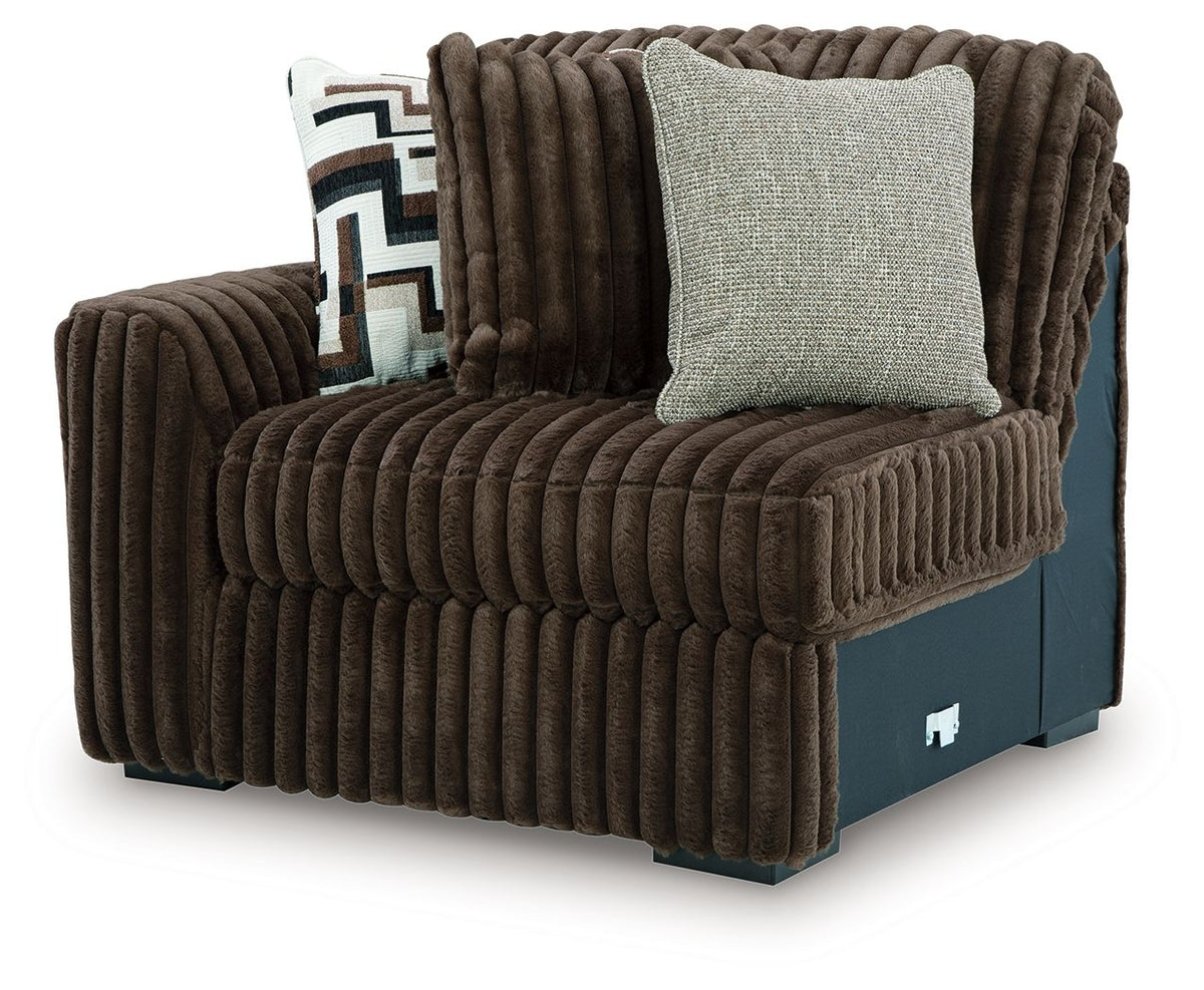 Midnight-Madness - LAF Corner Chair - Chocolate