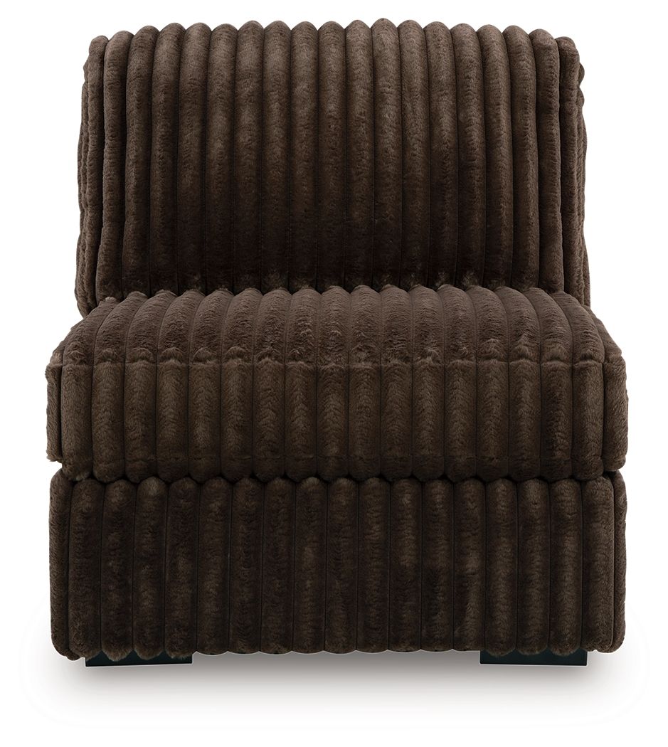 Midnight-Madness - Armless Chair - Chocolate