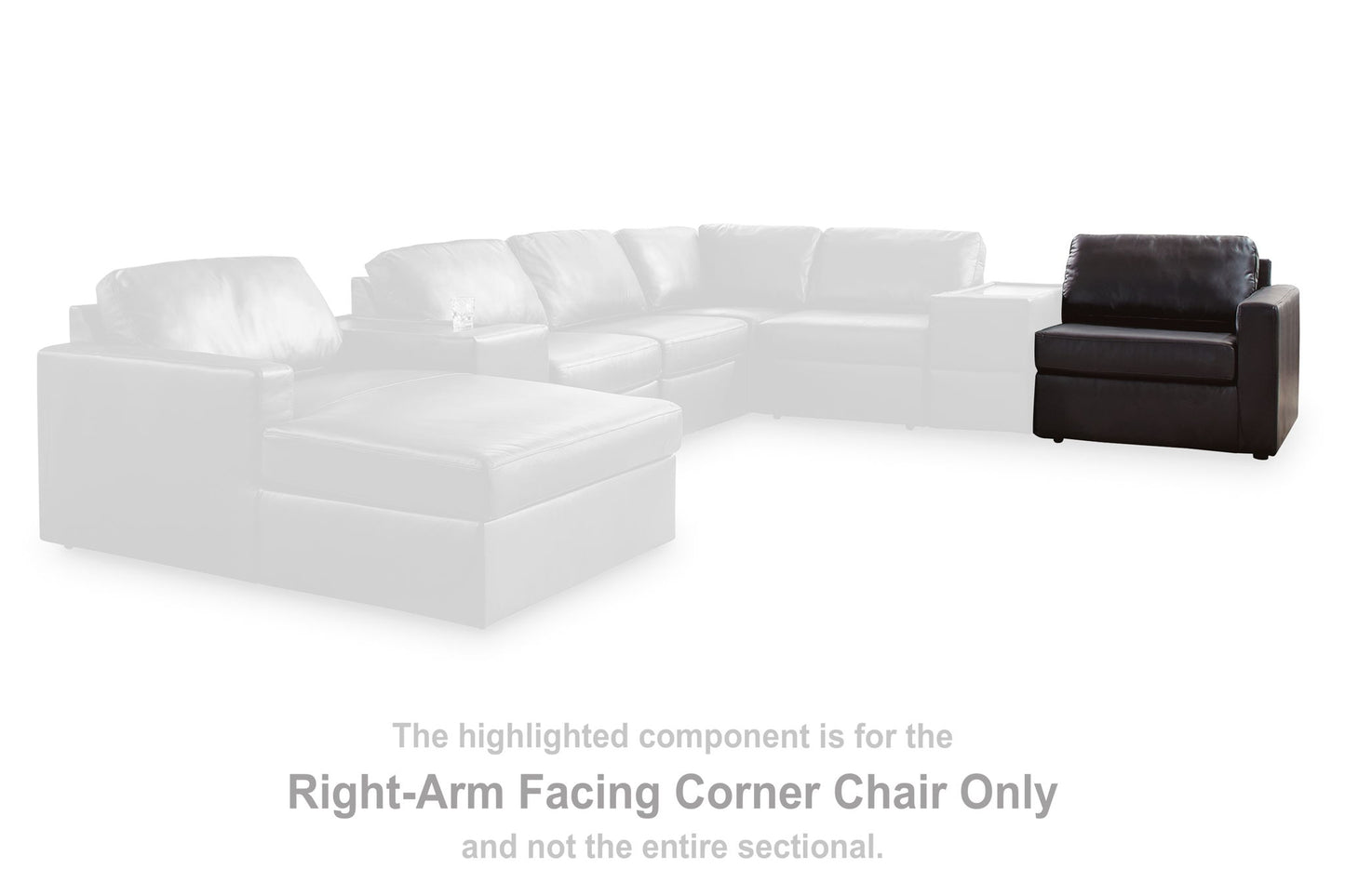 Modmax II - RAF Corner Chair - Black