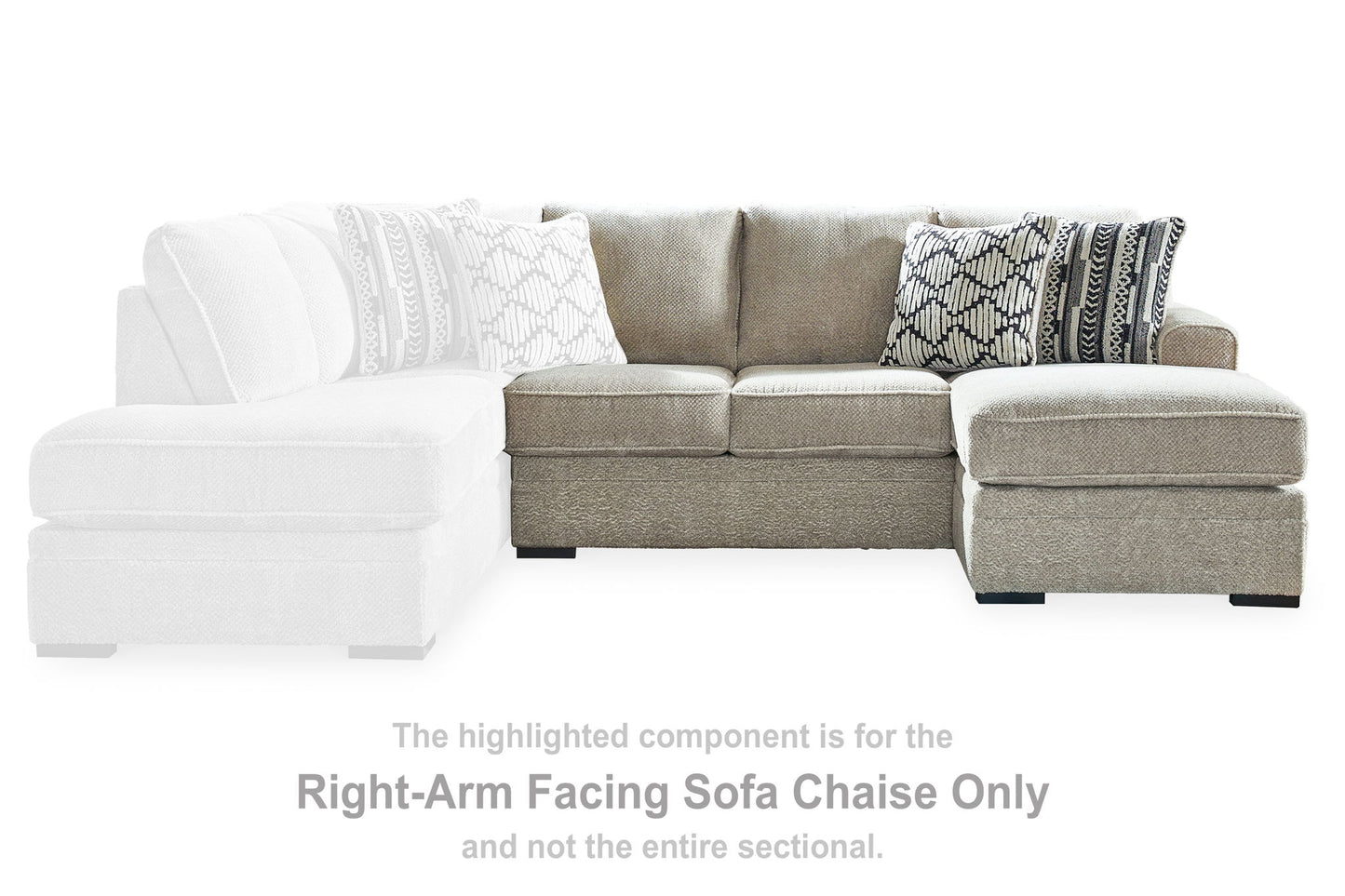 Calnita - Raf Sofa Chaise - Sisal