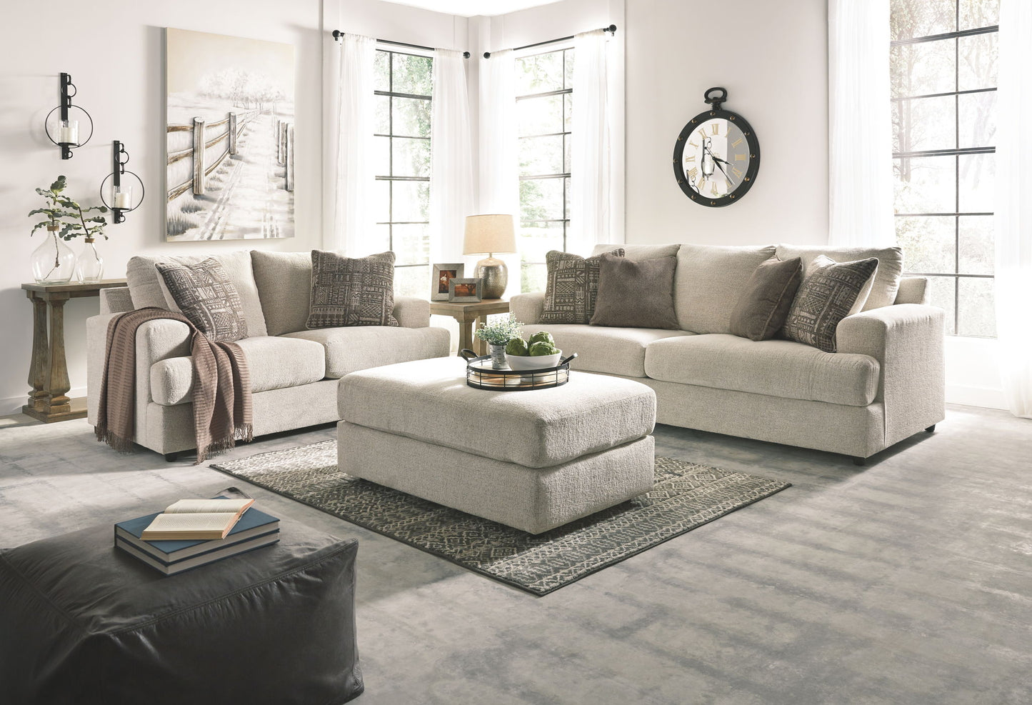 Soletren - 2 Pc. - Sofa, Loveseat - Stone