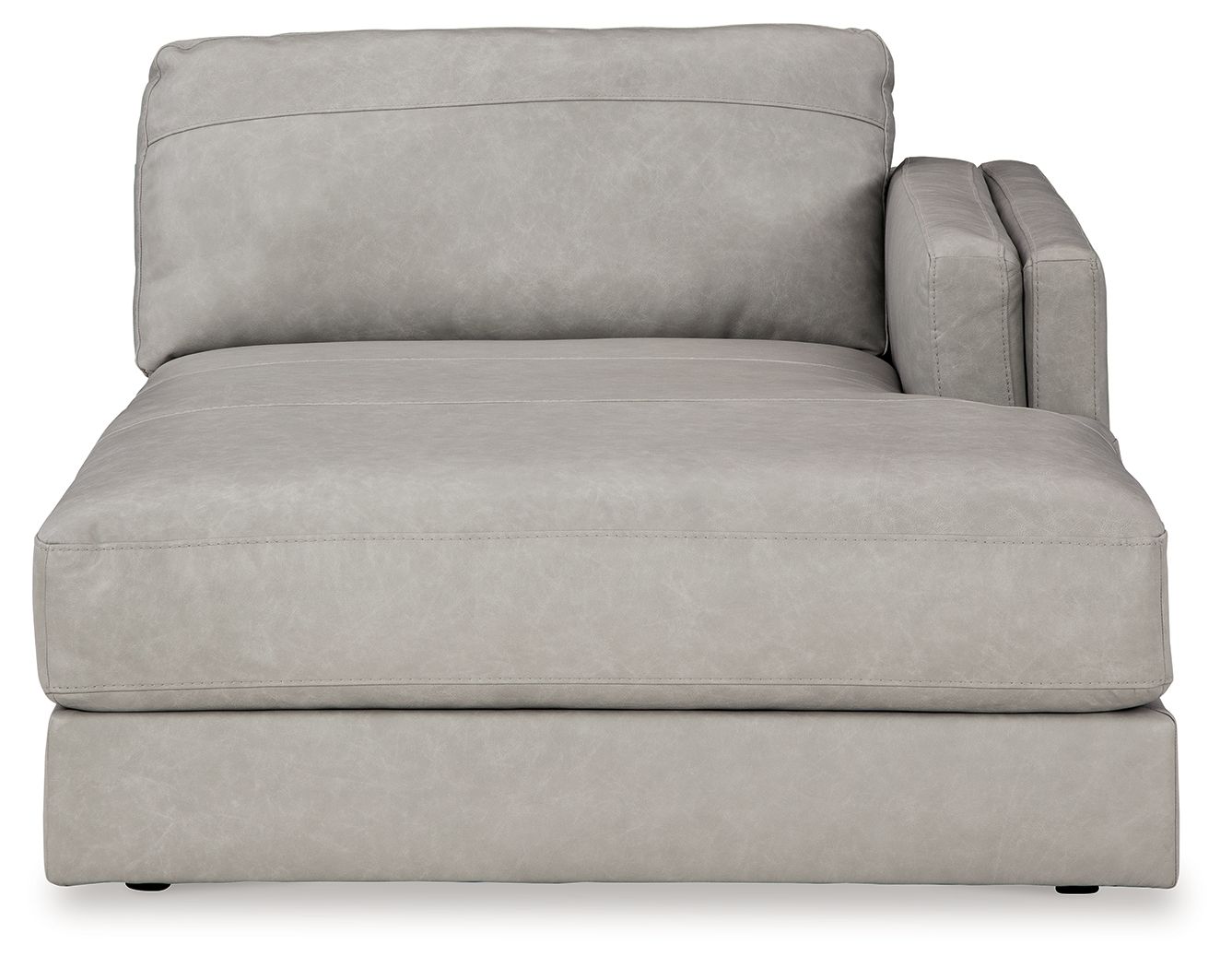 Amiata - Raf Corner Chaise - Leather Match - Glacier