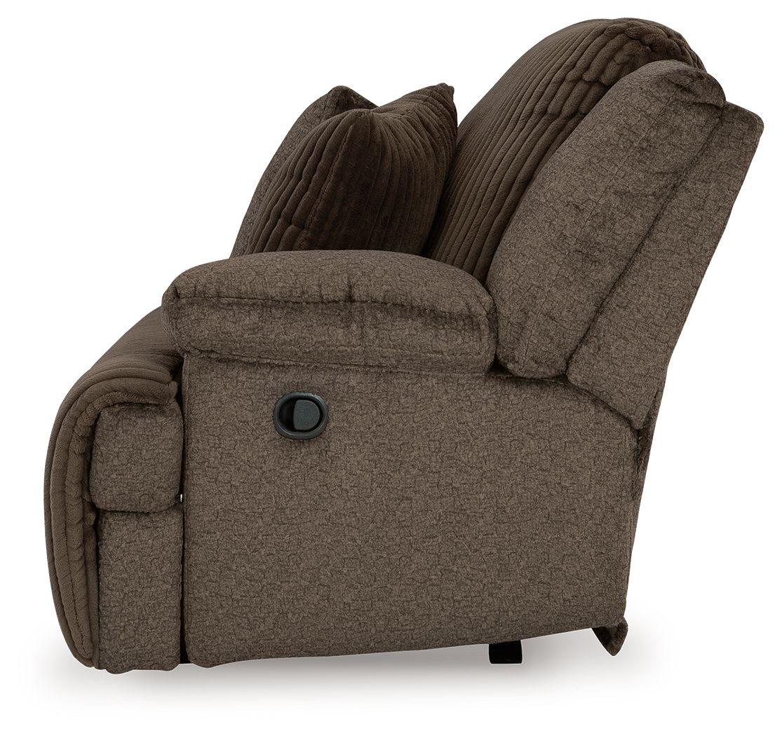 Top Tier - Raf Zero Wall Recliner - Fabric - Chocolate