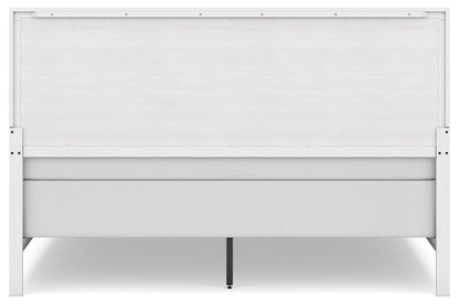 Binterglen - King Panel Bed - White