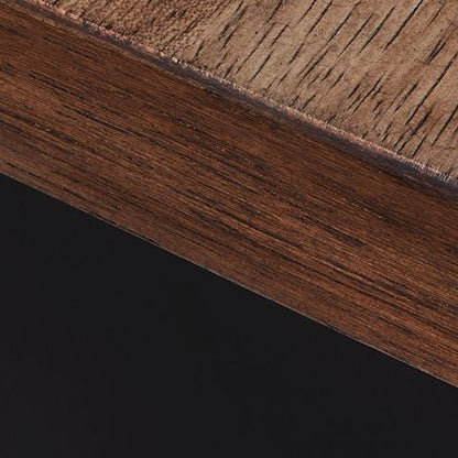 Wildenauer - XL TV Stand With Fireplace Option - Brown / Black