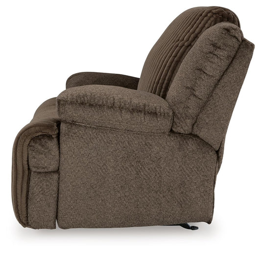 Top Tier - Rocker Recliner - Fabric - Chocolate