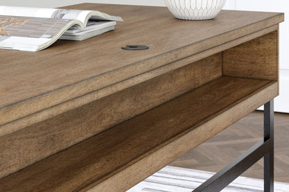 Montia - Home Office Desk - Light Brown