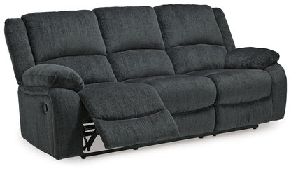 Draycoll - Reclining Sofa - Fabric - Slate