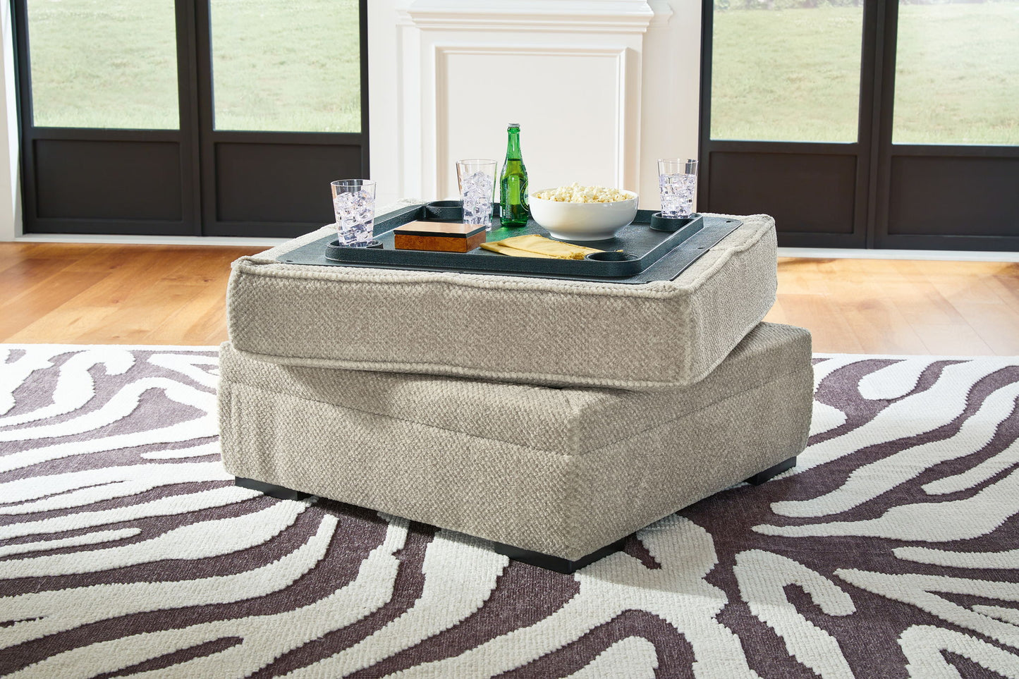 Calnita - Ottoman With Storage - Sisal