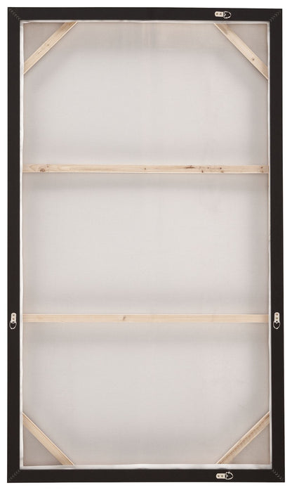 Drewland - Wall Art - Black / Brown / Orange