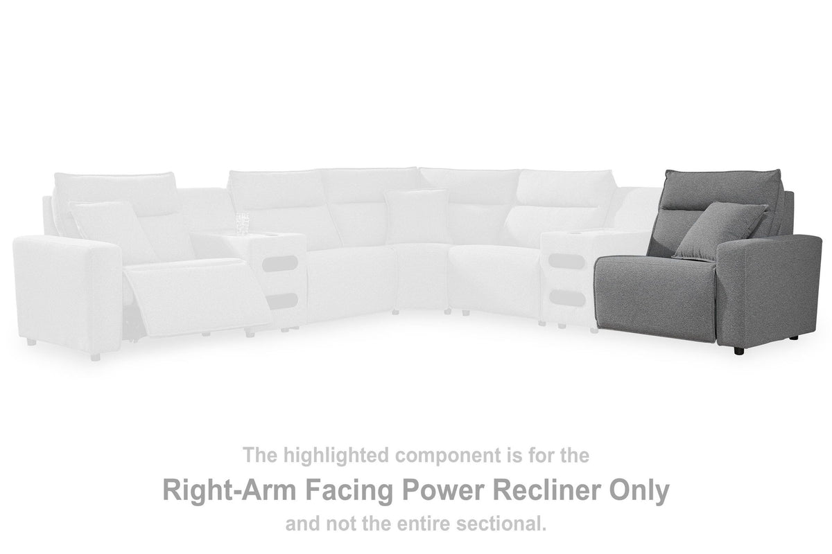 Modmax II - RAF Zero Wall Power Recliner - Salt And Pepper - Next-Gen Nuvella