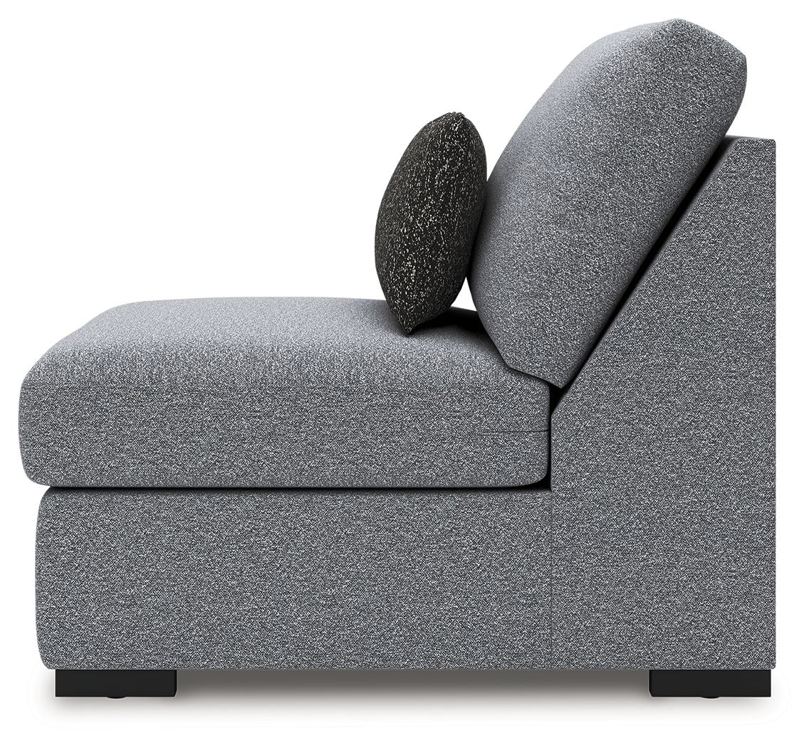 Bealton - Armless Chair - Salt And Pepper