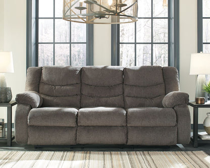 Tulen - Reclining Sofa - Dark Gray
