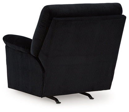 SimpleJoy - Rocker Recliner - Fabric - Onyx