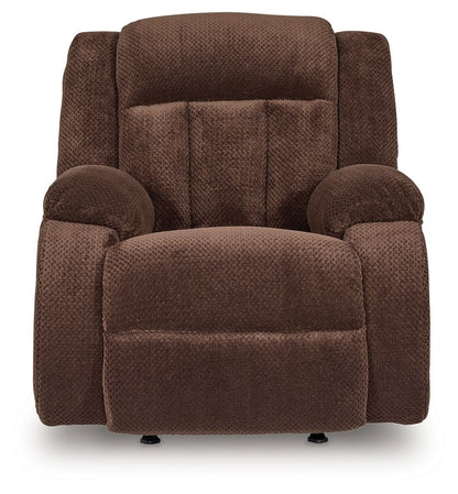 Free Wake - Power Rocker Recliner - Chocolate