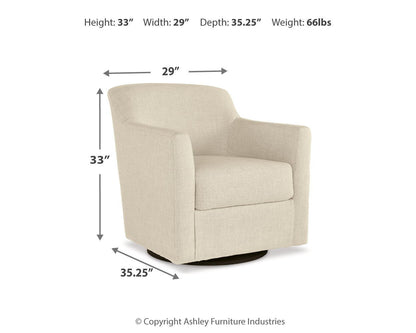 Bradney - Swivel Accent Chair