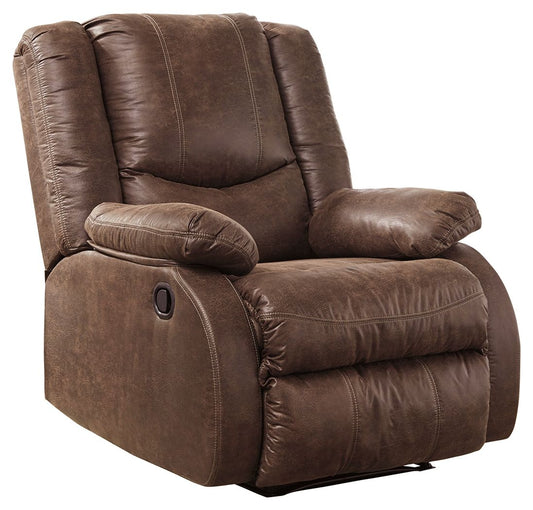 Bladewood - Zero Wall Recliner - Faux Leather - Coffee