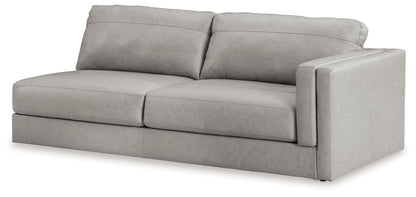 Amiata - Raf Sofa - Leather Match - Glacier