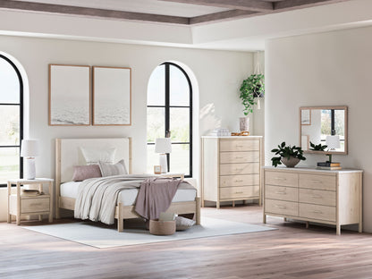 Cadmori - Five Drawer Wide Chest - Two-Tone