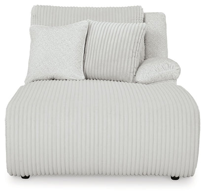 Top Tier - Raf Press Back Chaise - Fabric - Alloy