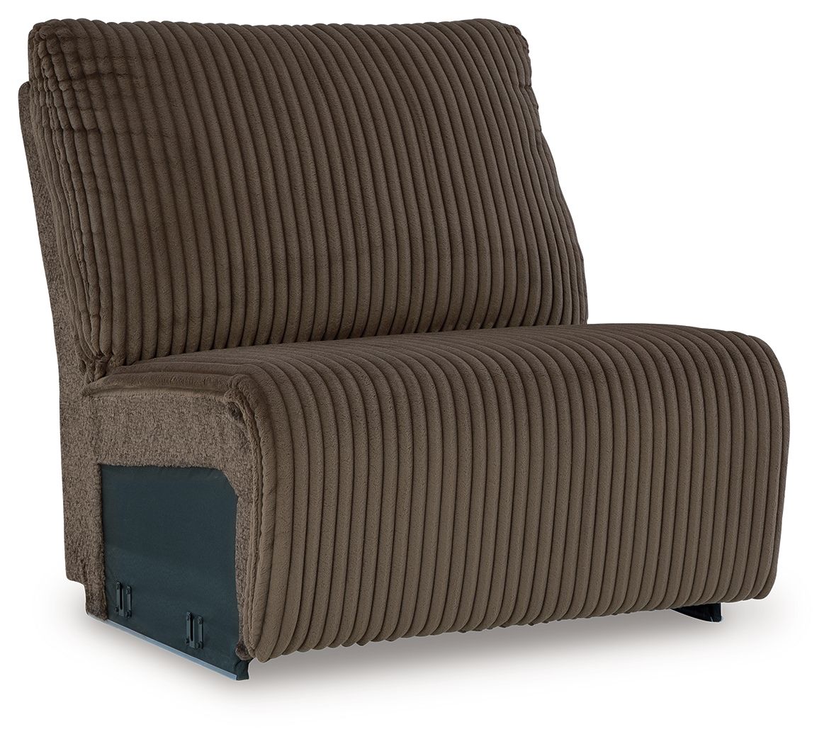 Top Tier - Armless Chair - Fabric - Chocolate