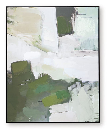 Vinick - Wall Art - Green / Gray / White