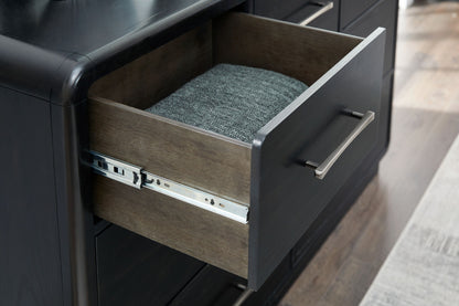 Rowanbeck - Five Drawer Chest - Black