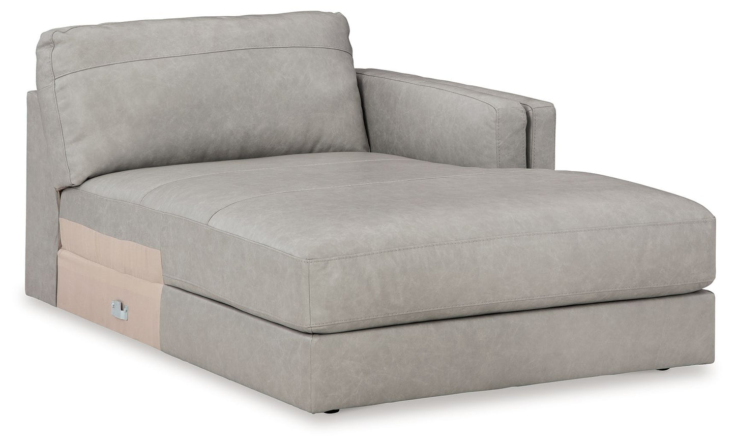 Amiata - Raf Corner Chaise - Leather Match - Glacier