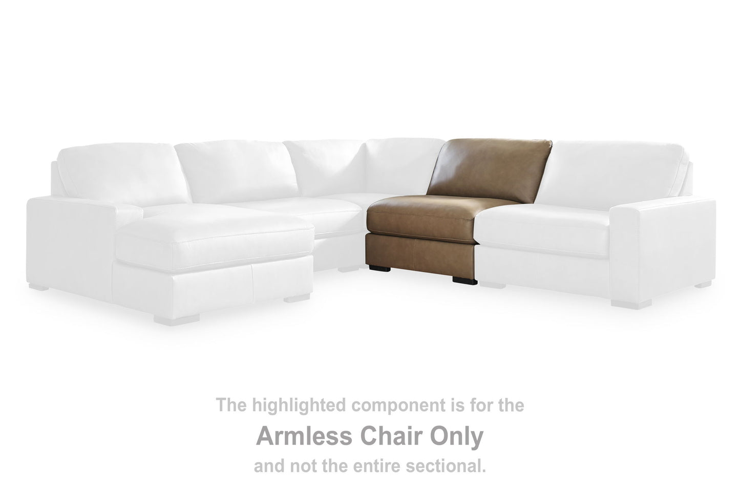 Veronella - Armless Chair - Sahara