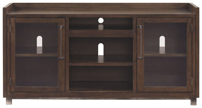 Starmore - XL TV Stand w/Fireplace Option - Brown