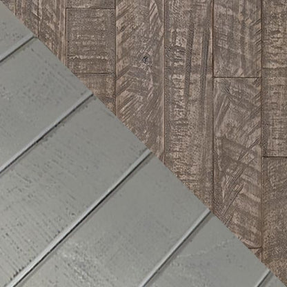 Havalance - Rectangular End Table - Gray / White