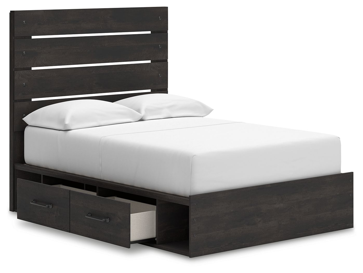 Hollivern - Panel Storage Bed