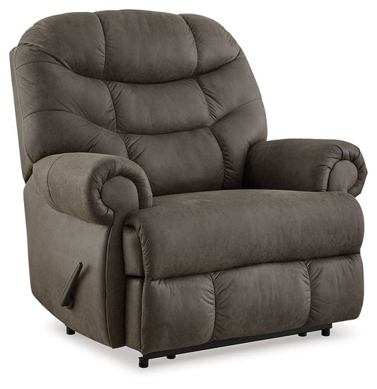 Camera Time - Zero Wall Recliner - Faux Leather - Gunmetal