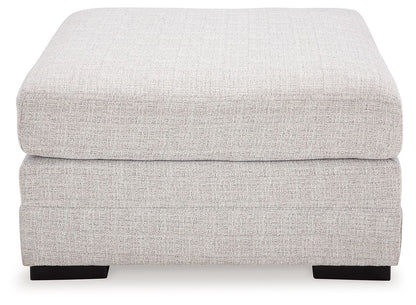Koralynn - Oversized Accent Ottoman - Stone