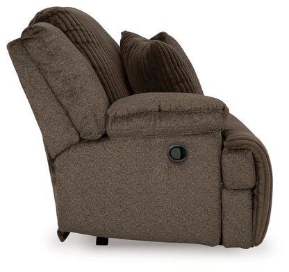 Top Tier - Laf Zero Wall Recliner - Fabric - Chocolate