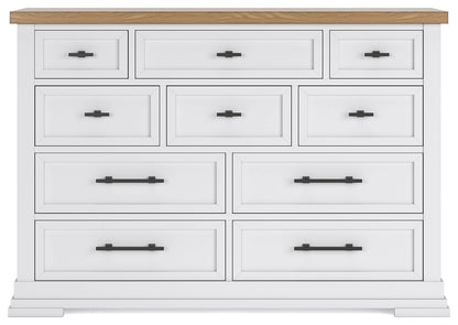 Ashbryn - Dresser - White / Natural