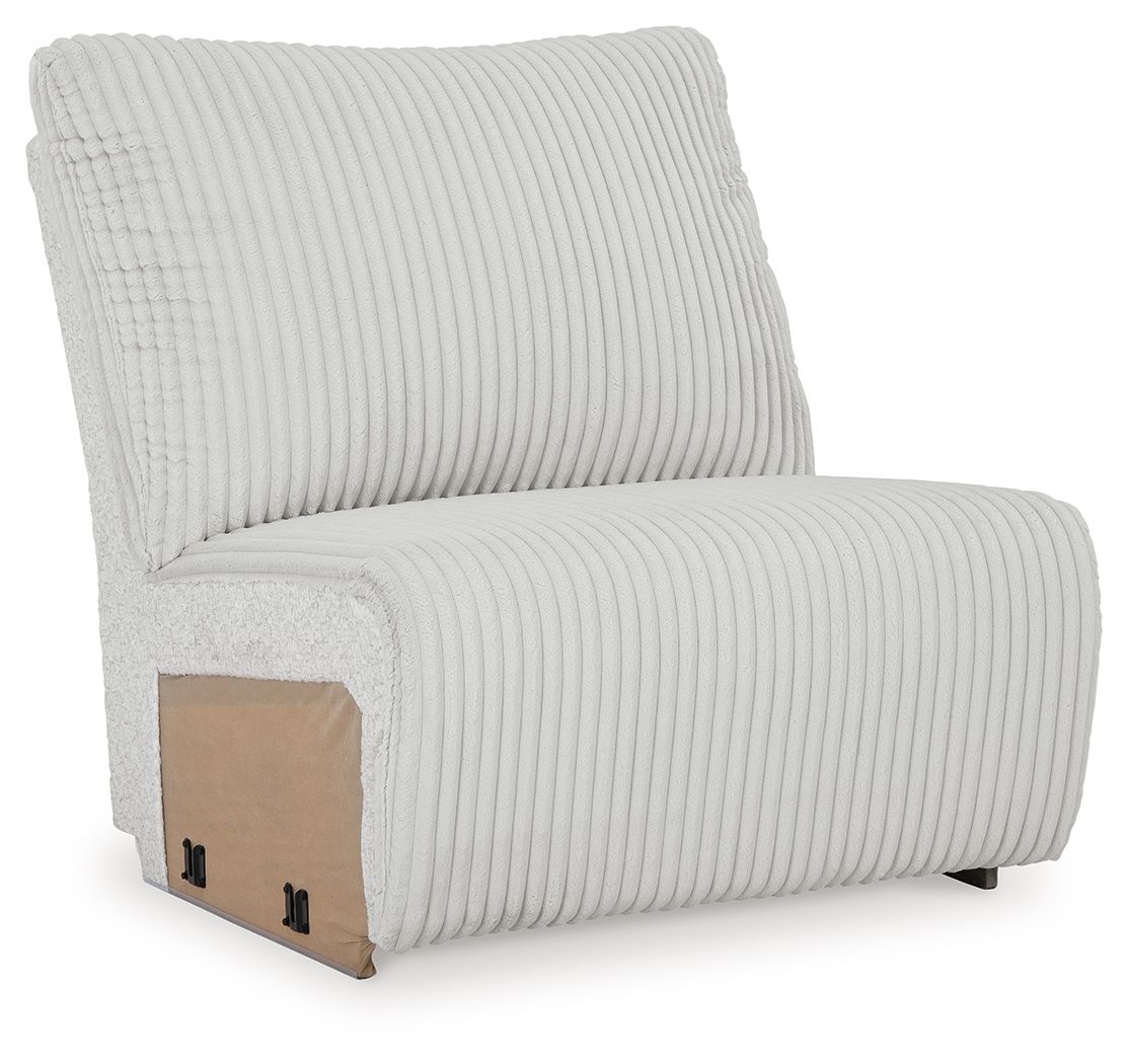 Top Tier - Armless Chair - Fabric - Alloy