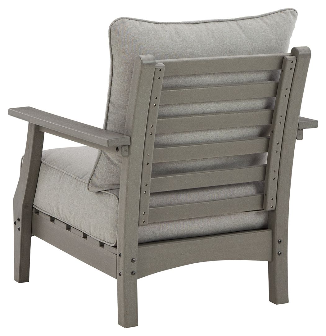 Visola - Lounge Chair w/Cushion (Set of 2) - Gray