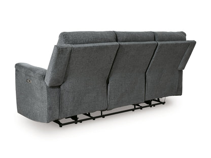 Barnsana - Power Reclining Sofa - Fabric - Gravel