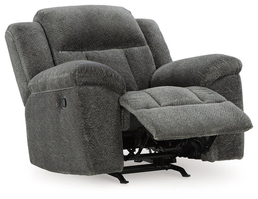 Frohn - Rocker Recliner - Fabric - Graphite
