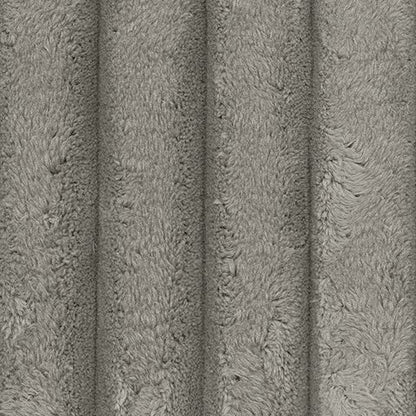 Lindyn - Oversized Swivel Accent Chair - Fabric - Fog